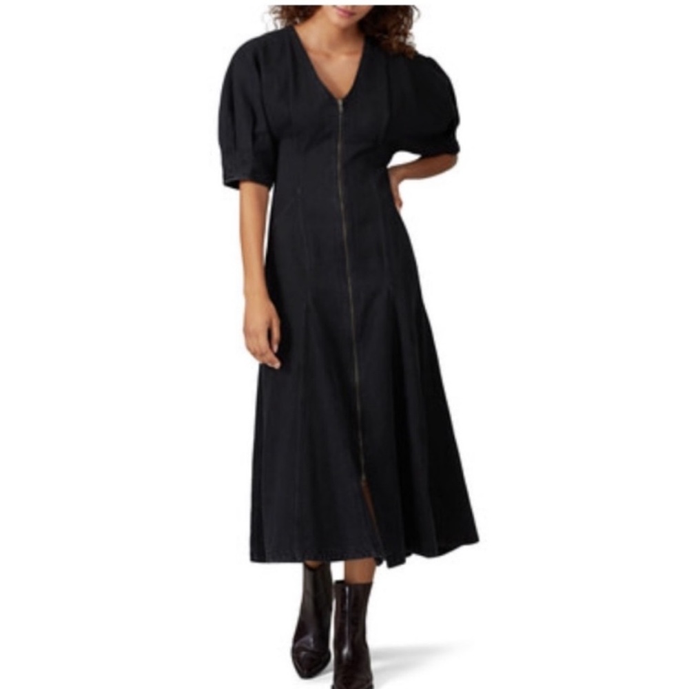 Mara Hoffman • Sophie Black Denim Dress